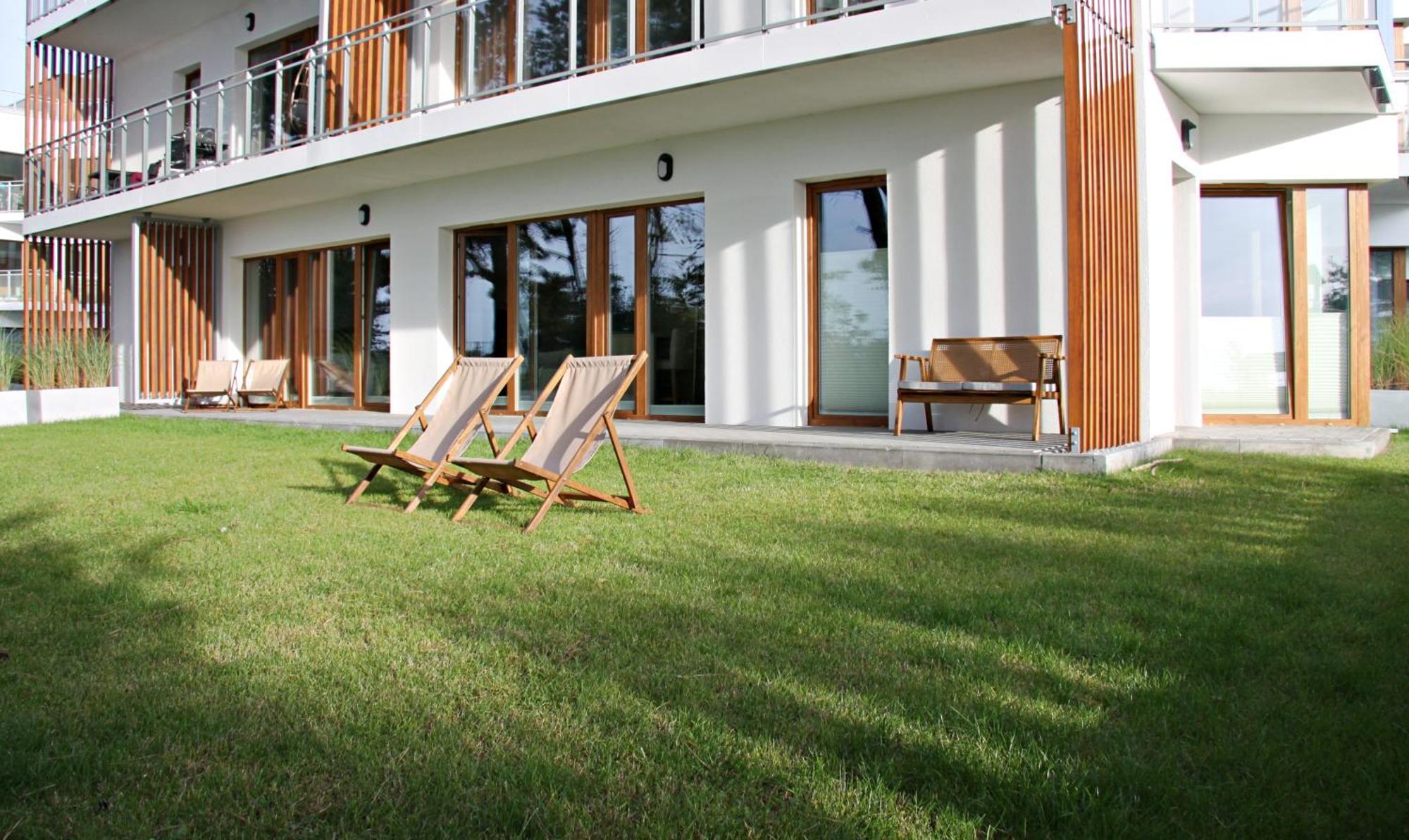 Let'S Sea - 2 Bedroom - Premium Baltic Apartment With Front Sea View Garden And Spa Access Gąski エクステリア 写真