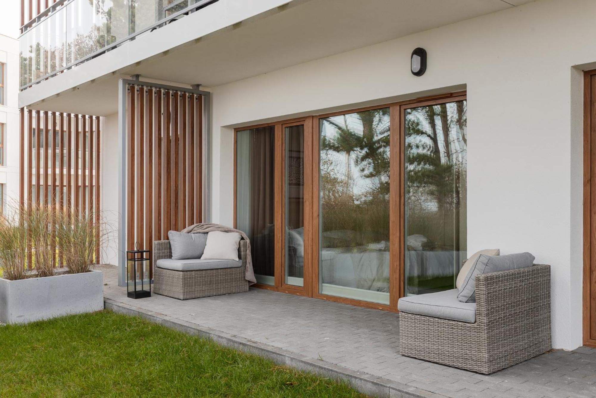 Let'S Sea - 2 Bedroom - Premium Baltic Apartment With Front Sea View Garden And Spa Access Gąski エクステリア 写真