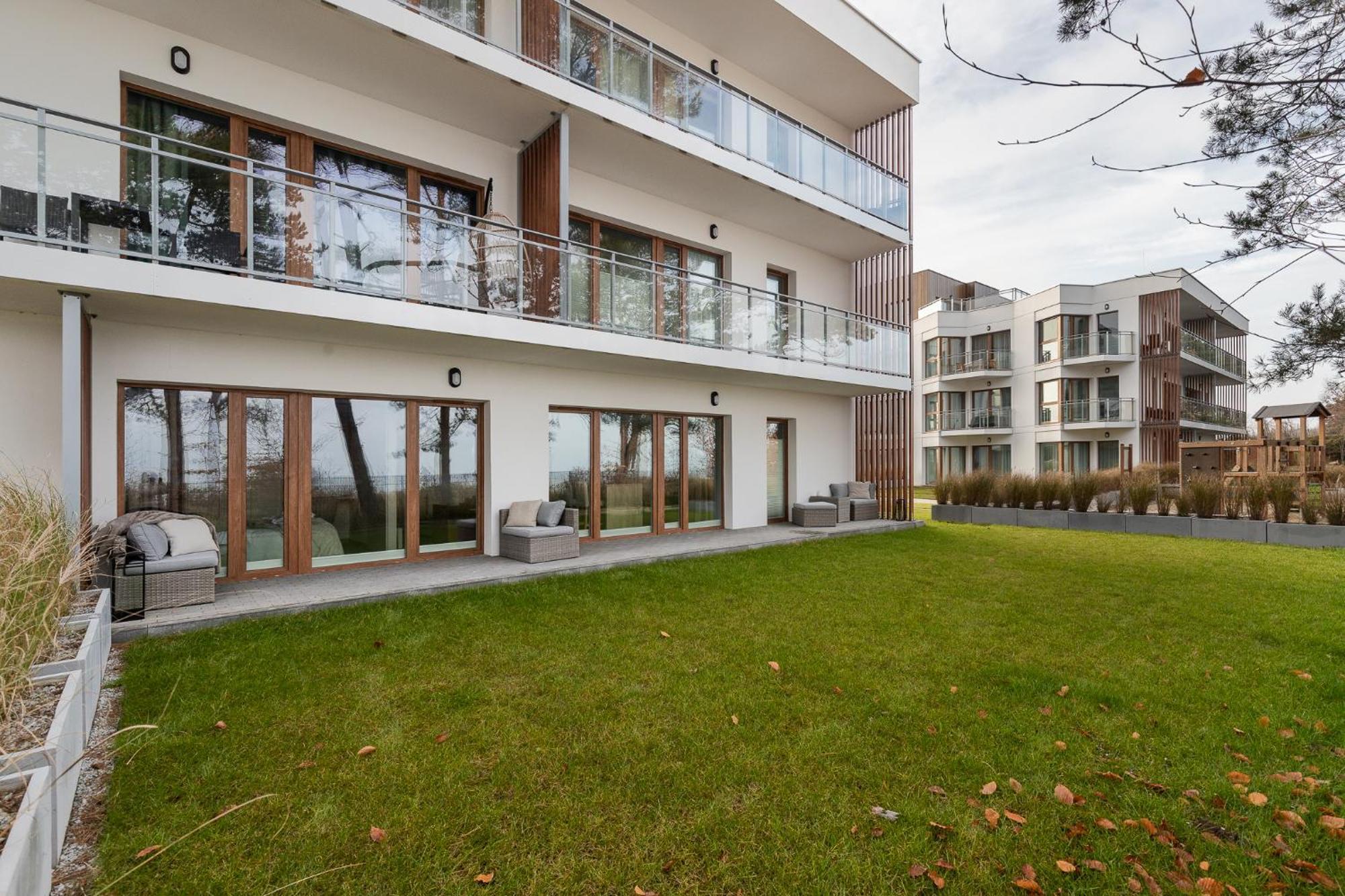 Let'S Sea - 2 Bedroom - Premium Baltic Apartment With Front Sea View Garden And Spa Access Gąski エクステリア 写真