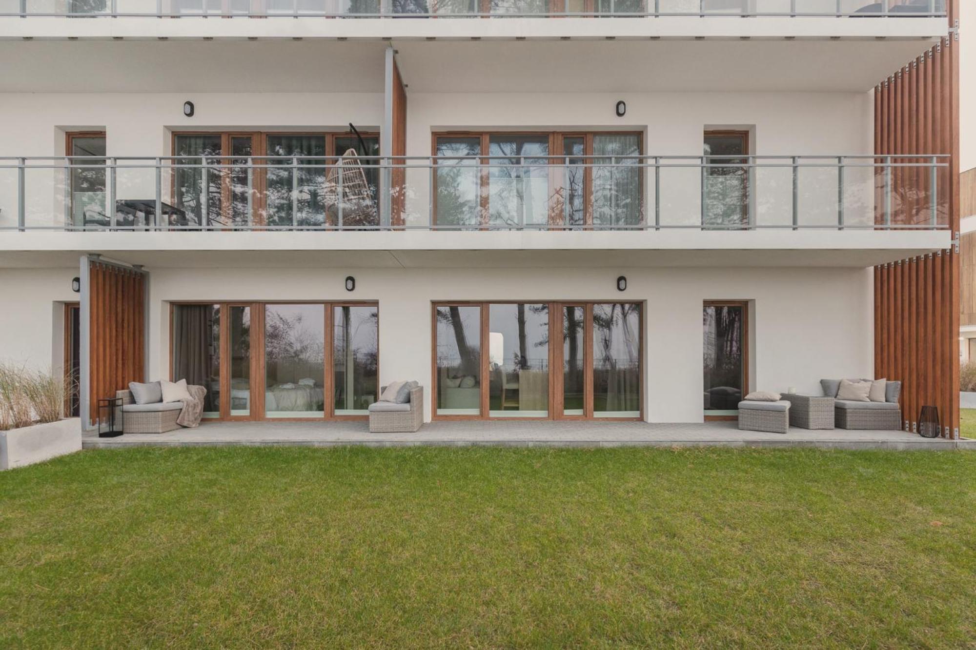 Let'S Sea - 2 Bedroom - Premium Baltic Apartment With Front Sea View Garden And Spa Access Gąski エクステリア 写真